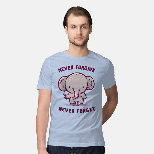 Elephants Never Forgive-Mens-Premium-Tee-kg07