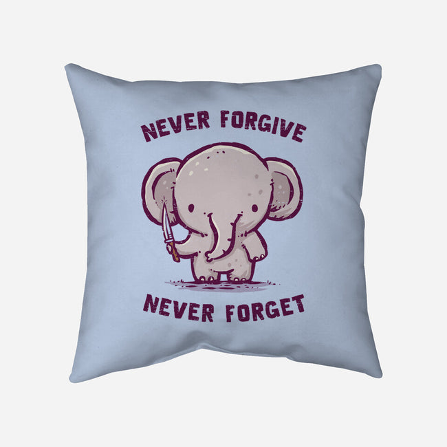 Elephants Never Forgive-None-Removable Cover w Insert-Throw Pillow-kg07