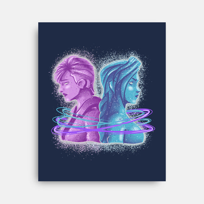 Sister Or Enemies-None-Stretched-Canvas-nickzzarto