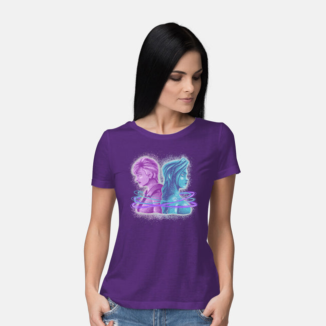 Sister Or Enemies-Womens-Basic-Tee-nickzzarto