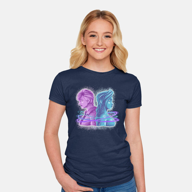 Sister Or Enemies-Womens-Fitted-Tee-nickzzarto