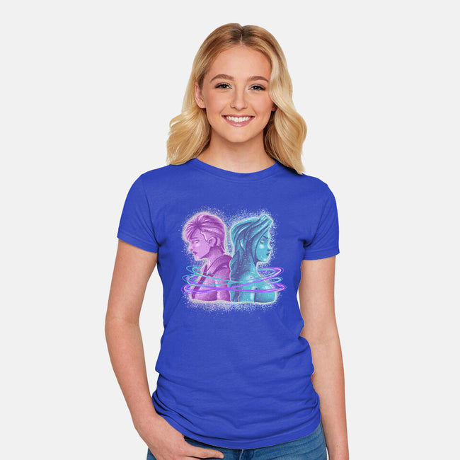 Sister Or Enemies-Womens-Fitted-Tee-nickzzarto