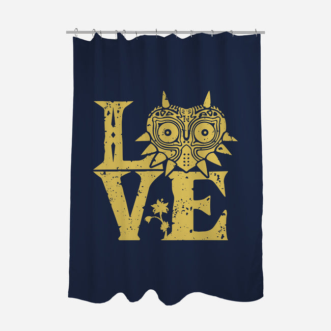 Legendary Love-None-Polyester-Shower Curtain-retrodivision