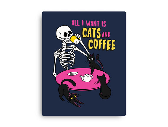 Skull And Cats