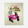 Skull And Cats-None-Fleece-Blanket-yumie