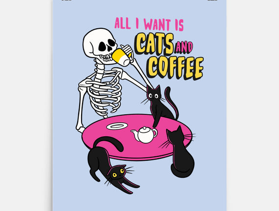 Skull And Cats