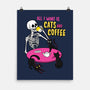 Skull And Cats-None-Matte-Poster-yumie