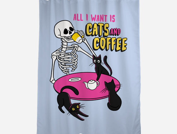 Skull And Cats