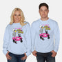 Skull And Cats-Unisex-Crew Neck-Sweatshirt-yumie