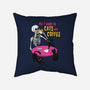 Skull And Cats-None-Removable Cover w Insert-Throw Pillow-yumie