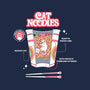 Cat Noodles-Womens-Fitted-Tee-yumie