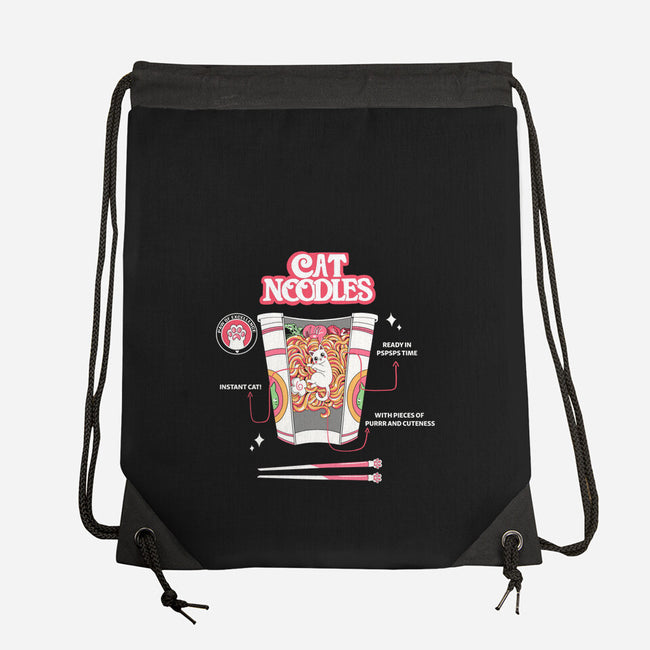 Cat Noodles-None-Drawstring-Bag-yumie