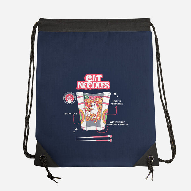Cat Noodles-None-Drawstring-Bag-yumie