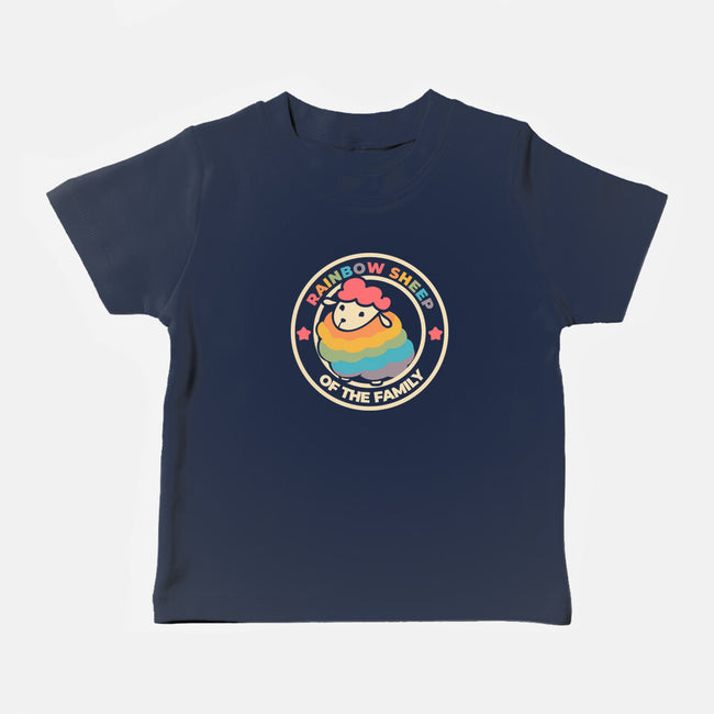 Rainbow Sheep-Baby-Basic-Tee-yumie