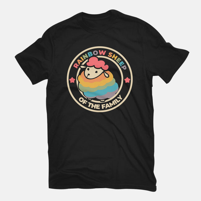 Rainbow Sheep-Unisex-Basic-Tee-yumie