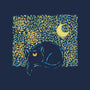 Starry Cat Art-Womens-Basic-Tee-yumie