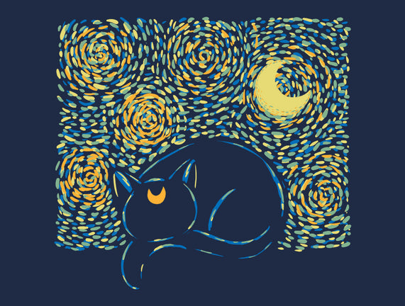 Starry Cat Art