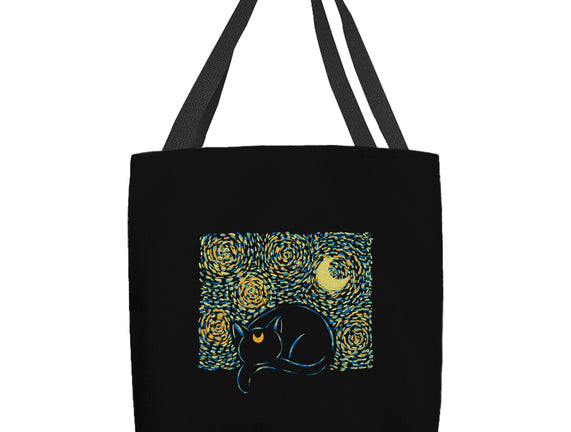 Starry Cat Art