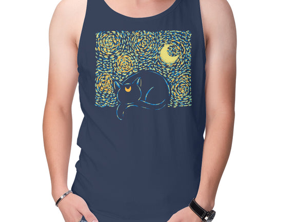 Starry Cat Art