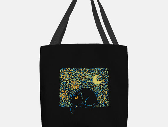 Starry Cat Art