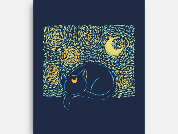 Starry Cat Art