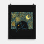 Starry Cat Art-None-Matte-Poster-yumie