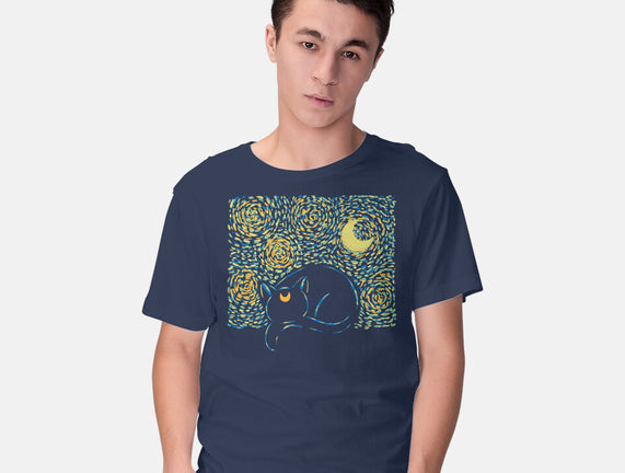 Starry Cat Art