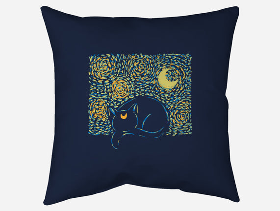 Starry Cat Art