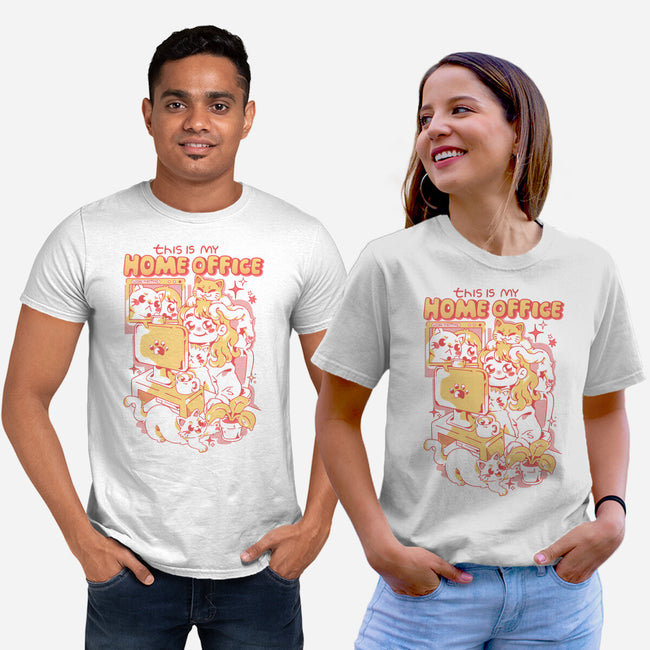 This Is My Home Office-Unisex-Basic-Tee-yumie