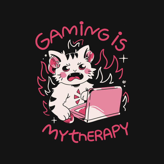 Gaming Is My Therapy-Womens-Fitted-Tee-yumie