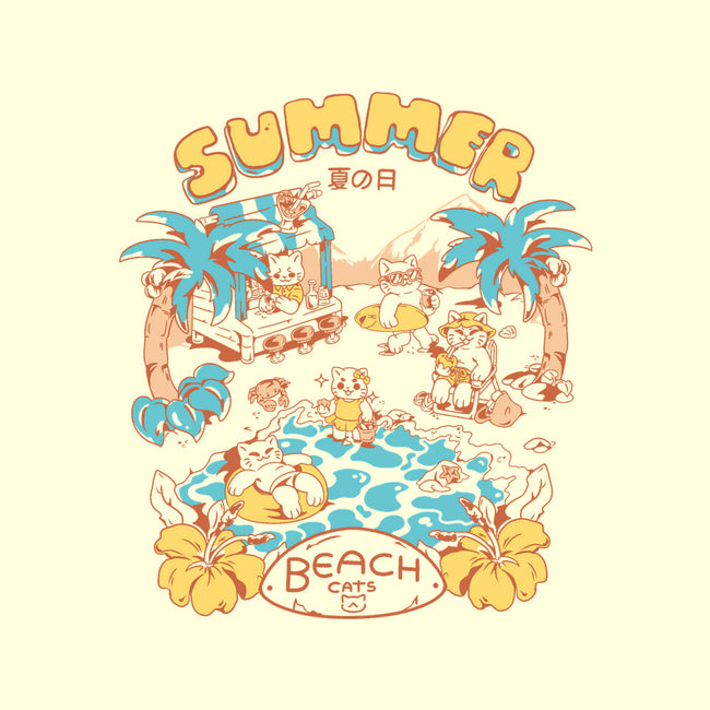 Summer Beach Cats-Unisex-Basic-Tank-yumie