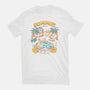Summer Beach Cats-Womens-Fitted-Tee-yumie