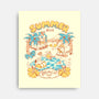 Summer Beach Cats-None-Stretched-Canvas-yumie