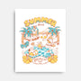 Summer Beach Cats-None-Stretched-Canvas-yumie