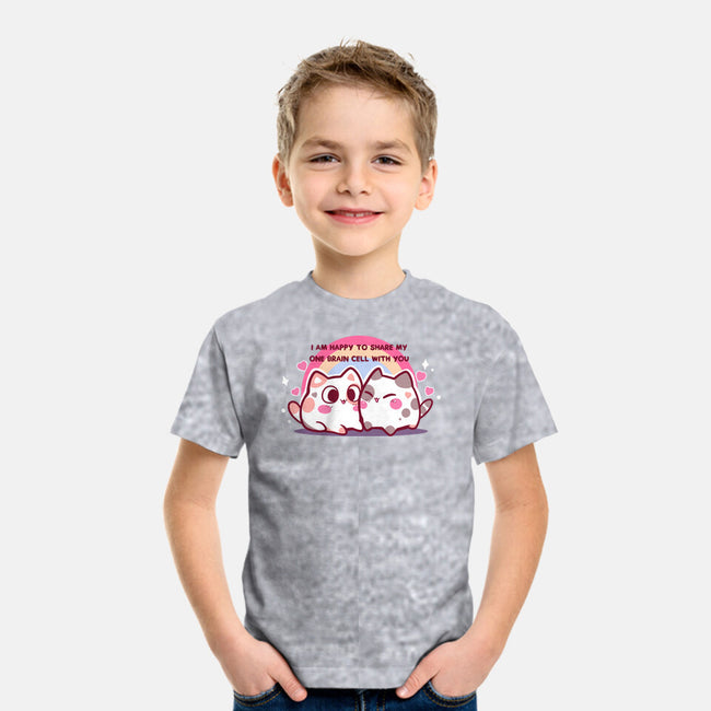 Happy To Share My Brain Cell-Youth-Basic-Tee-TechraNova