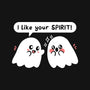 Ghost Likes Your Spirit-Womens-Off Shoulder-Sweatshirt-TechraNova