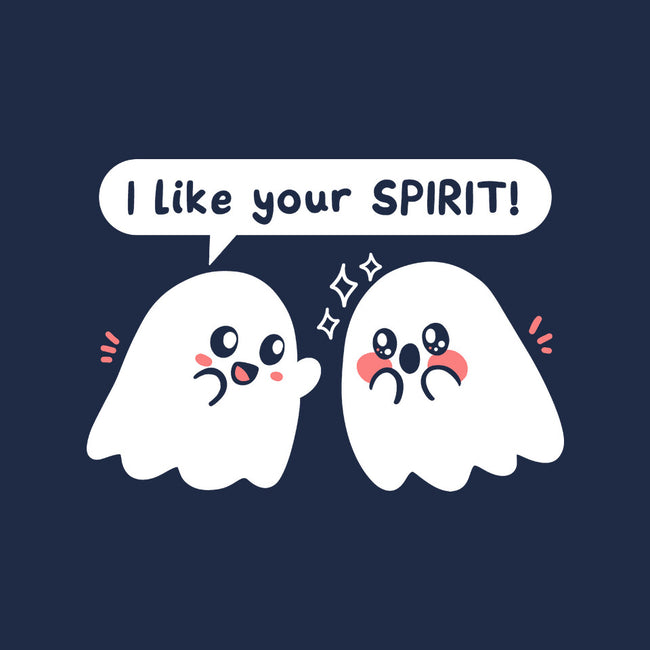 Ghost Likes Your Spirit-Womens-Basic-Tee-TechraNova