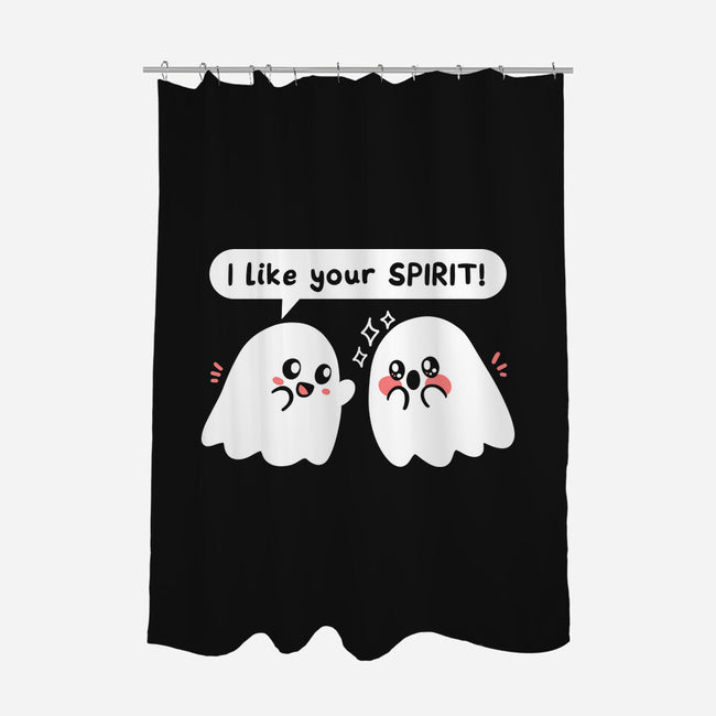 Ghost Likes Your Spirit-None-Polyester-Shower Curtain-TechraNova