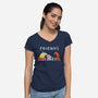 The One With The Smiles-Womens-V-Neck-Tee-estudiofitas