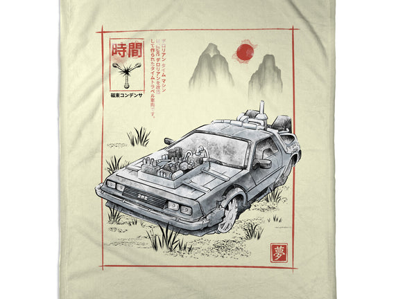 DeLorean Sumi-e