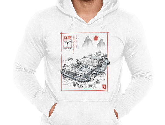 DeLorean Sumi-e
