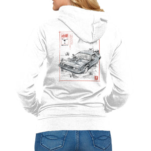 DeLorean Sumi-e