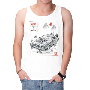 DeLorean Sumi-e