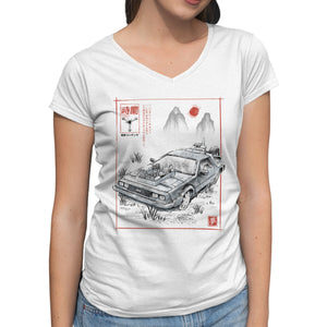 DeLorean Sumi-e