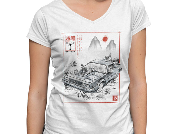DeLorean Sumi-e