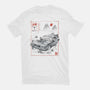 DeLorean Sumi-e-Unisex-Basic-Tee-Astrobot Invention