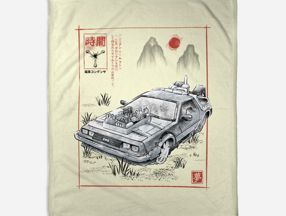 DeLorean Sumi-e