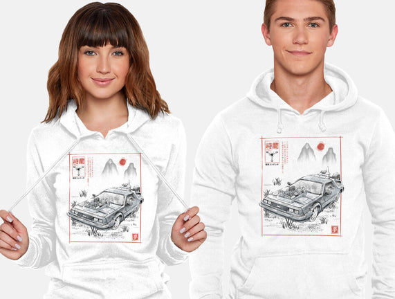 DeLorean Sumi-e