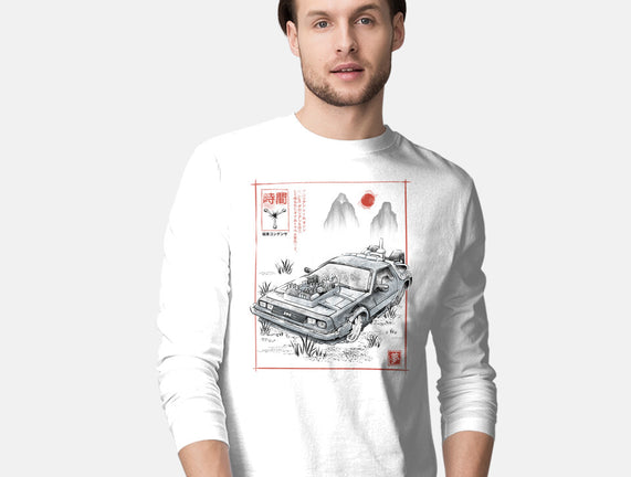 DeLorean Sumi-e