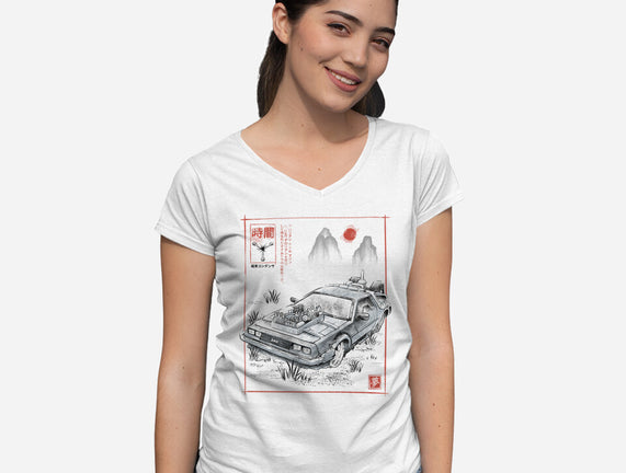 DeLorean Sumi-e